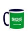 Kingdom Of Saudi Arabia Printed Coffee Mug Blue/White