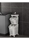 Modern 2 Layers Storage Organizer with Wheels And Storage Table