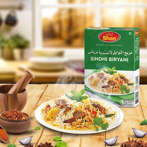 Shan Sindhi Biryani Recipe And Seasoning Mix 65g