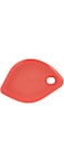 Terraillon Access Bowl Scraper, Professional and Household Utensil, Integrated Hanging Loop, Express Your Chef, Silicone, Citrus, 14.1 x 9.6999999999999993 x 0.3 cm, Agrumes