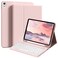 ZOOMEE Keyboard Case for iPad (A16) 11th Generation 11 Inch 2025, iPad 10th Gen 10.9 Inch 2022, Slim Thin &amp; Light Wireless Detachable Proof Folio Keyboard Cover with Pencil Holder - Pink