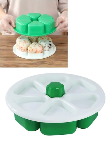 Cavity Triangle Sushi Rice Onigiri Mold, Non-stick Sushi Maker Tools Sushi Molder Set