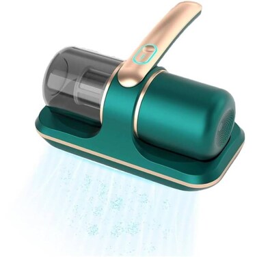 Compact Mattress Vacuum Cleaner 100W Handheld Cordless UV Bed Vacuum Cleaner Strong Suction 2 Speeds Adjustable 250ml Dust Collection Built-in Battery for Cleaning Mattress Bed Pillows Clothes