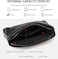 Biometric Fingerprint Lock Genuine Leather Handbag &ndash; Anti-Theft Clutch Wallet for Men &amp; Women, Smart Recognition Security, Stores 10 Fingerprin