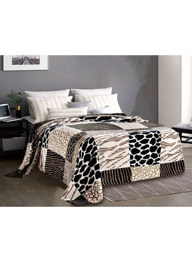 Premium Quality Long Lasting Super Soft Easy Care Foldable Light Weight Washable Fluffier All Seasons Bed Blanket Polyester Multicolour Polyester Multicolour 200x220cm