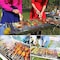 Portable Stainless Steel Charcoal Grill - Folding BBQ Grill for Outdoor Camping, Lightweight and Premium Barbecue Experience for Travel and Wild Adventures