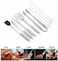 9 Pcs BBQ Grill Tool Set Stainless Steel Barbecue Accessories Kits with Carry Bag