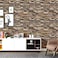 3D Sticker Self Adhesive Wallpaper Background Wall Simulation Rock Brick Wallpaper Painting Dining Decoration Living Room 45x300CM