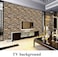 3D Self Adhesive Wall Paper Brick Stone Sticker for Bedroom Livingroom 45 x 300centimeter
