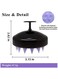 Hair Scalp Massager Shampoo Brush with Soft Silicone Head
