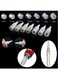 10Pcs 12 Pins Cartridges Replacement for M5 M7 N2 E30 Derma pen