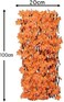 Artificial Expandable Garden Maple Leaf Fence and Decorative Fence 1.2m