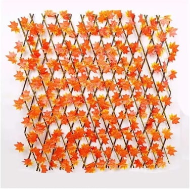 Artificial Expandable Garden Maple Leaf Fence and Decorative Fence 1.2m