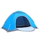 Portable Automatic Pop Up Outdoor Camping Tent Blue 3-4 People