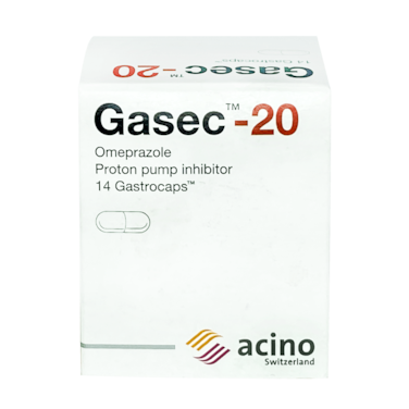 كبسولات غازيك 20 ملغ، 14 كبسولة