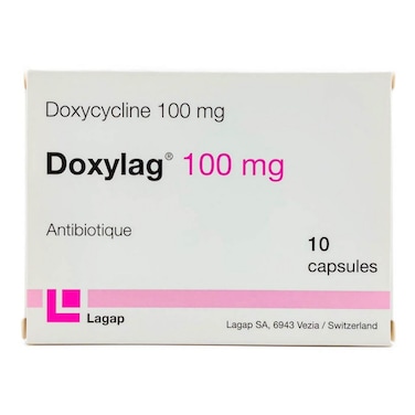 DOXYLAG 100MG CAP 10S