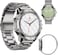 Swiss Military DOM5 Smartwatch 1.43" AMOLED, Bluetooth Calling, Multi Language, Health &amp; Sports Tracking, Wireless Charging, 7 Days Battery, IP68, iOS/Android Compatible,Silver Frame with Steel Strap