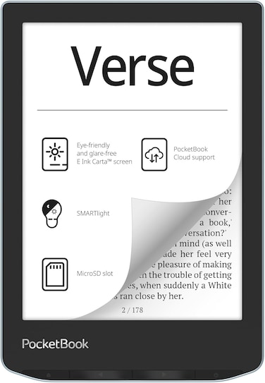 Pocketbook Paperback Verse (Light Blue)