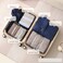 Mei Homecenter 7-Piece Travel Storage &amp; Luggage Organizer Set &ndash; Clothing Packing Bags for Travel, Blue