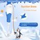 SEAGO Toddler Electric Toothbrushes for Baby Ages 0-3 Years, Baby Toothbrush with Smart Timer and Suction Base, 4 Replacement Brush Heads SG-513(Pink-C) (navy)