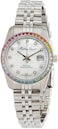 Mathy Quartz White Dial Ladies Watch D809AQI