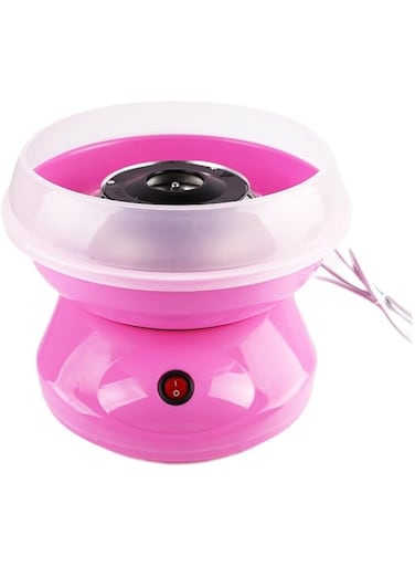 ECVV_ Cotton Candy Machine 450W Mini Electric Maker, DIY Sugar Floss Machine, Suitable for Parties, Cookouts or Just a Special Surprise   Pink