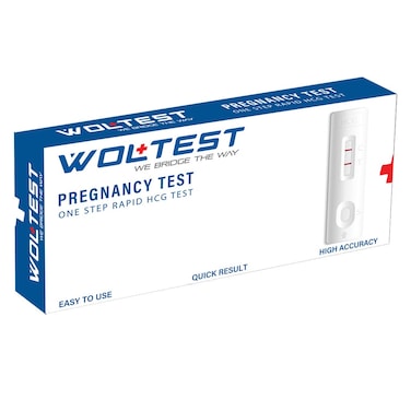Woltest One Step Rapid HCG Pregnancy Test Cassette, Pack of 1&rsquo;s