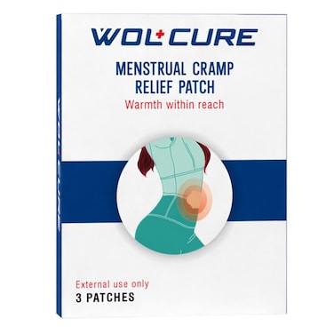 Wolcure Menstrual Cramp Relief Patch, Pack of 3's
