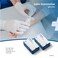 Wolaid Latex Examination Powder Free Hand Gloves Large Size, Pack of 100&rsquo;s