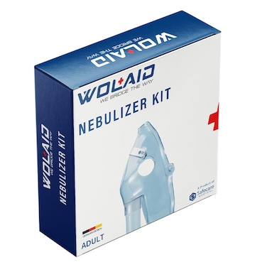 Wolaid Adult Nebulizer Mask Kit, Pack of 1&rsquo;s