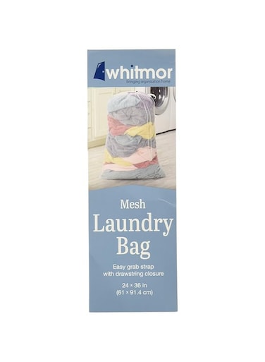 Whitmor Mesh Laundry Bag White