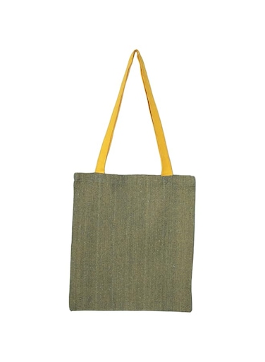 Shanta Omash Hand Made Tote Canvas Bag Plane (Green)