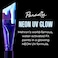 Mehron Paradise FX UV Neon Glow &ndash; Dark Matter &ndash; Neon Clear/Blue UV 0.25 Oz, Pro Water-Activated Shimmer Paint For Raves, Costumes, SFX, Halloween, Stage, Screen, Theater &amp; Cosplay