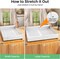 1CHASE Pull out Cabinet Organizer, Expandable Heavy Duty Slide out Drawers Fixed with Adhesive Nano Film for Pots, Roll out Shelf Storage for Kitchen Base Cabinet Organization
