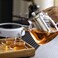 1CHASE Borosilicate Glass Teapot with Stainless Steel Infuser &amp; Removable Lid   1600ml Large Capacity Loose Leaf Tea Strainer with Heat-Resistant Tea Pot Filter for Kitchen