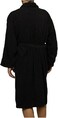 1CHASE 100% Cotton Shawl Bathrobe for Women and Men, Terry Bathrobe Hotel and Spa quality, Highly Absorbent And Light Weight With Pockets (UAE/KSA, Numeric, 36, 38, Regular, Regular, S/M, BLACK)