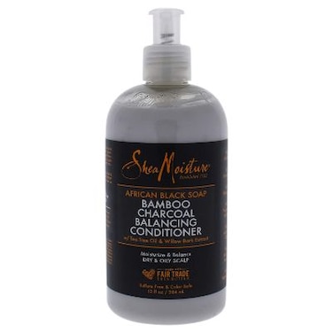 SHEA BUTTER AFRICAN BLACK SOAP BAMBOO CHARCOAL BALANCING CONDITIONER 384ML