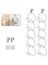 Excefore 2 Pack Hat Rack Organizer with 10 Rings - Multi-Functional Storage for Hats, Scarves, Handbags, and More - Perfect Closet Display Solution