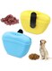 2 Pack Dog Treat Pouch, Silicone Pet Treat Bag Clip for Dog Walk