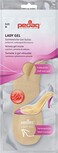 Pedag Lady Gel, Made in Germany, Ultra Thin Gel Insole For High Heels &amp; Pumps, Metatarsal Pad, Heel Pad, Velour Top, Size Medium, US Women 8-10 / EU 38-40, Tan, 1 Pair
