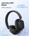 Bowie H1i Wireless Headphones, 38dB Active Noise Cancelling Headphones with Bluetooth V5.3, Spatial Audio, 0.038s Low Latency, LHDC Hi-Res Sound, ENC Mics (Cluster Black)
