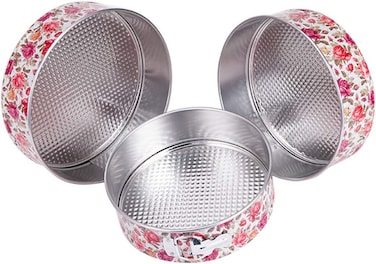 Cake Tin Set, Nonstick and Leakproof, 3 Pieces Cake Pan/Spring Form, Cake Tin/Cheesecake Pan Set, with Removable Bottom,3pcs