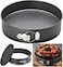 11-Inch Round Cheesecake Pan with Removable Bottom &ndash; Carbon Steel Nonstick Springform Baking Pan, Leak-Proof Cake Mold for Cheesecake, Pizza, Birthday &amp; Christmas Cakes 1 PCS
