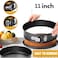 11-Inch Round Cheesecake Pan with Removable Bottom &ndash; Carbon Steel Nonstick Springform Baking Pan, Leak-Proof Cake Mold for Cheesecake, Pizza, Birthday &amp; Christmas Cakes 1 PCS