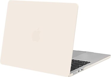 MOSISO Compatible with MacBook Air 13 inch Case 2025 2024 2023 2022 Release M4 A3240 M3 A3113 M2 A2681, Protective Plastic Hard Shell Cover Compatible with MacBook Air 13.6 inch Case, Beige