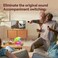 Music Lamp Bluetooth Speaker with RGB Night Light &amp; 2 Mics
