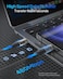 SOOPII 240W USB C to USB C Cable[1.2m],Fast Charging USB C Cable with LED Display for MacBook Pro,lPhone15/15Pro/15ProMax,Galaxy S23+/S23Ultra/S22Ultra,etc,Transparent Shell,(Black)