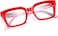 FEISEDY Rectangle Sunglasses Women Men Classic Thick Frame Sun Glasses B246