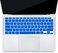 US Layout English language Silicone Keyboard Cover Skin For MacBook Air 13" 2020 With Touch ID Model:- A2179/A2337 M1 Chip, Keyboard Accessories" Dark Blue