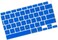 US Layout English language Silicone Keyboard Cover Skin For MacBook Air 13" 2020 With Touch ID Model:- A2179/A2337 M1 Chip, Keyboard Accessories" Dark Blue